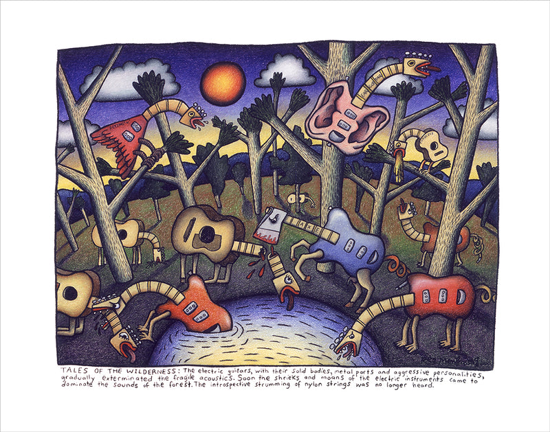 Landscape with Guitars Artist's Proof