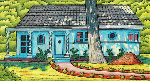 Beach Cottage in Shadow