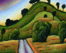 hillside and flats near Mudgee limited edition fine art print Reg Mombassa Store 