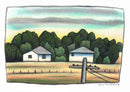 Farmhouses with Fenceline