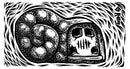 Truck Snail Linocut Print