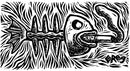 Smoked Fish Linocut Print